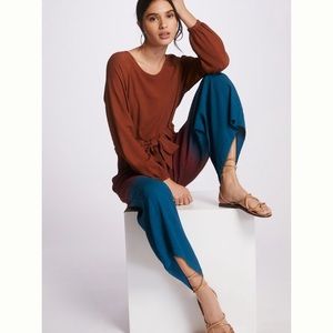 Anthropologie NWT Tie-Dye Jumpsuit Size L.